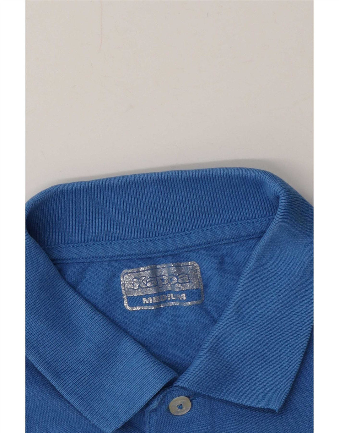 Kappa Herren Kurzarm-Poloshirt Mittelblau