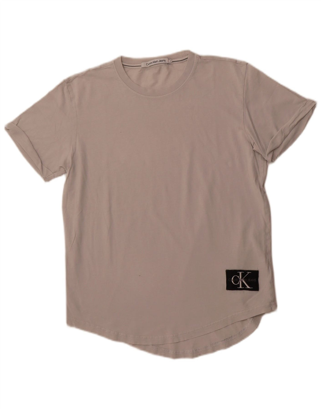 CALVIN KLEIN JEANS Herren-T-Shirt mit Grafik, mittelweiße Baumwolle