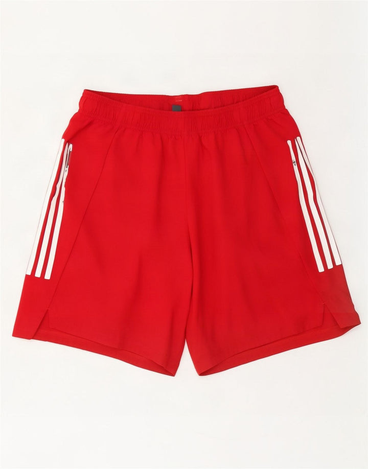 Adidas Herren Prime Blue Sport Shorts Großes rotes Polyester