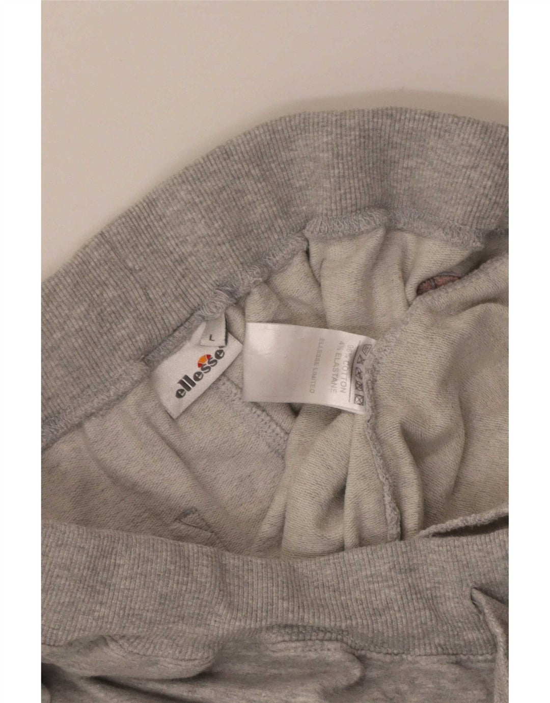 Ellesse Herren-Trainingshose, Jogginghose, große graue Baumwolle