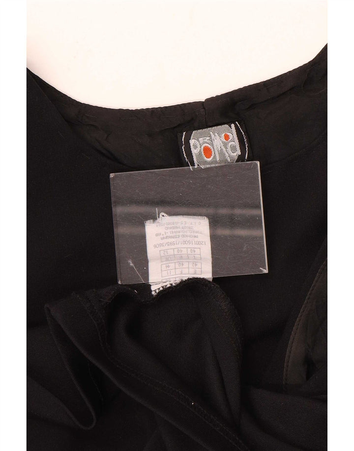 Promod Ärmelloses Etuikleid für Damen UK 12 Medium Schwarz Polyamid
