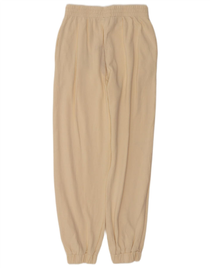 Zara Damen Trainingshose Jogger UK 12 Medium Off White