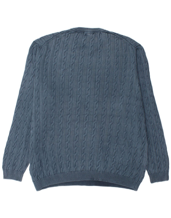 Timberland Herren-Pullover mit Rundhalsausschnitt, 3XL, Marineblau, Baumwolle