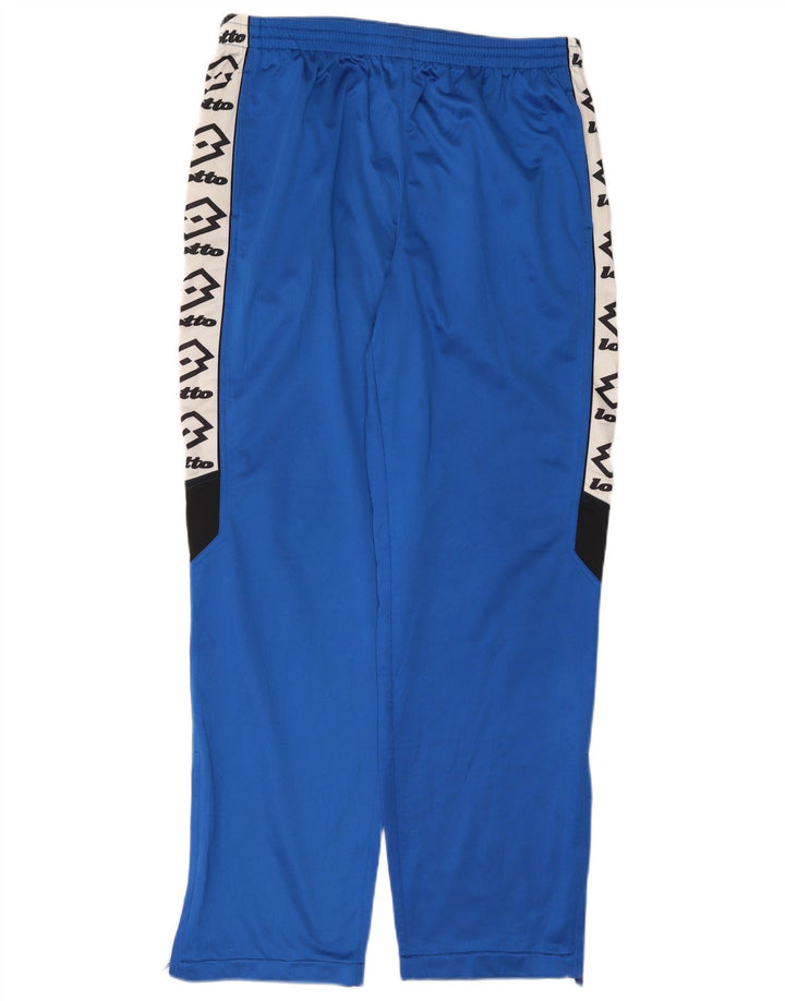 Lotto Herren-Trainingshose, UK 44/46, 2XL, blaues Colourblock-Polyester