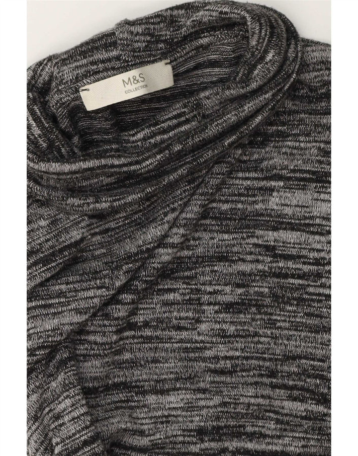 Marks & Spencer Damen Tunika-Oberteil UK 18 XL Grau meliert