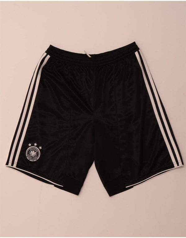 ADIDAS Jungen Deutscher Fußball Bund Sport Shorts 15-16 Jahre Schwarz