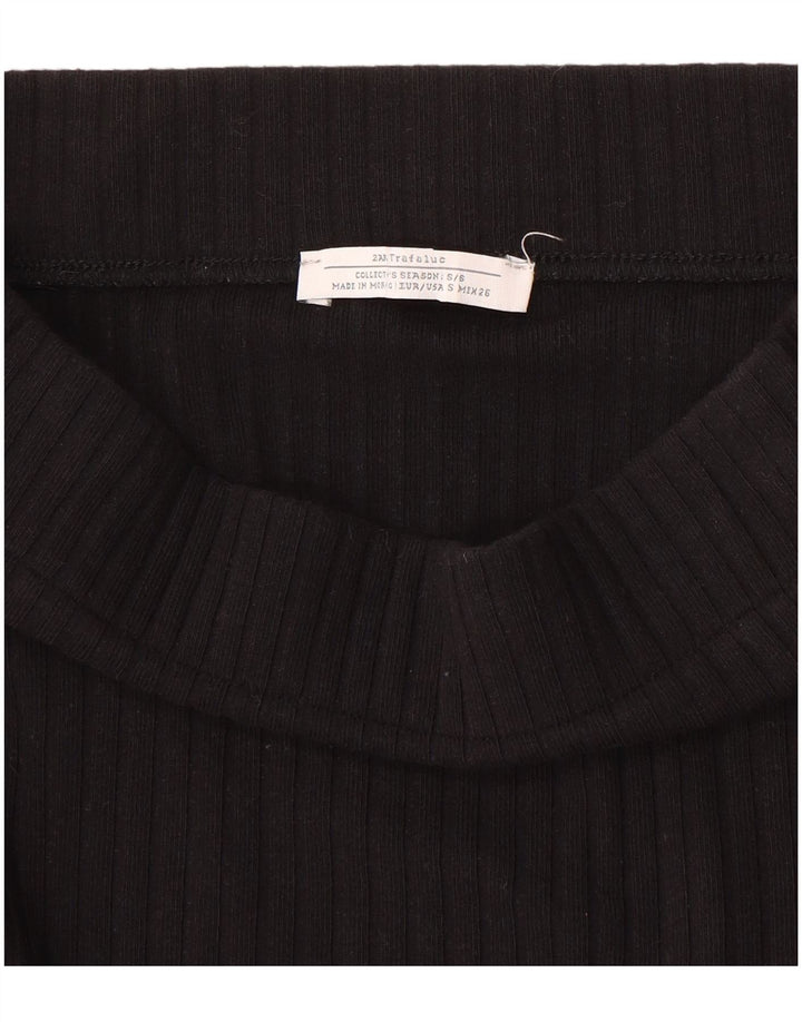 Zara Damen Strick-Midirock, Größe S, W26, Schwarz
