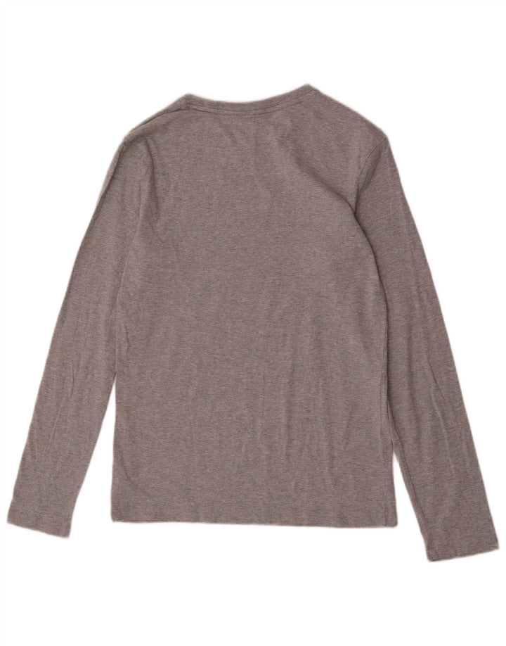 Calvin Klein Jungen Regular Graphic Top Langarm 14–15 Jahre graue Baumwolle