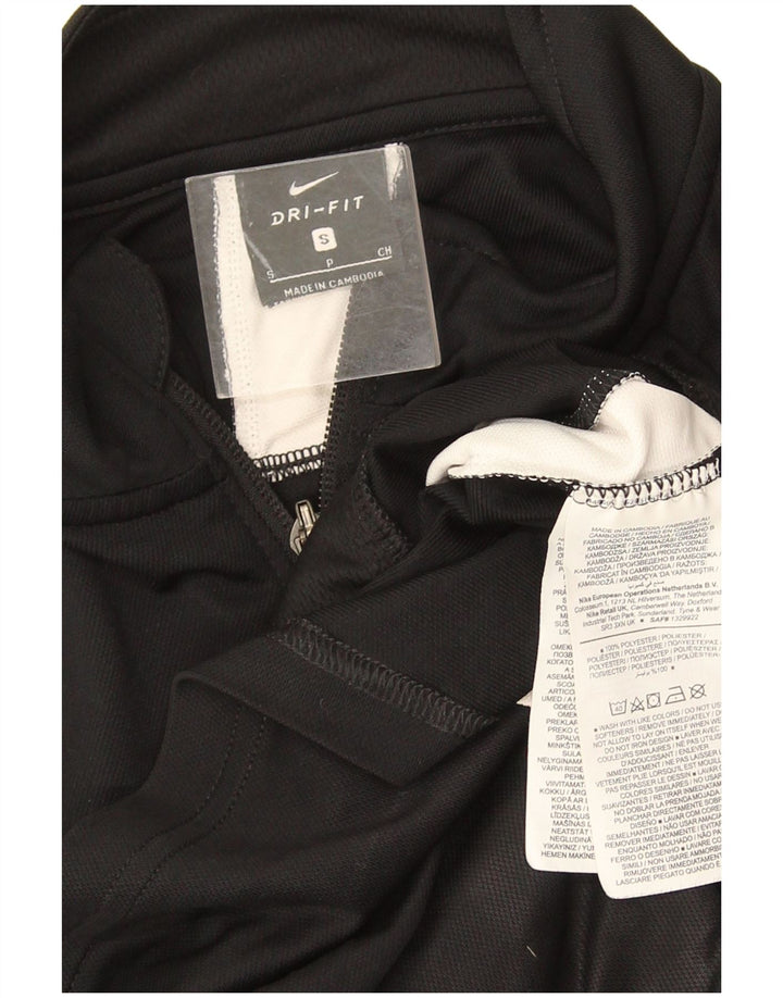 Nike Herren Dri Fit Trainingsanzug-Oberteil, Jacke, Größe S, Schwarz, Farbblock-Polyester