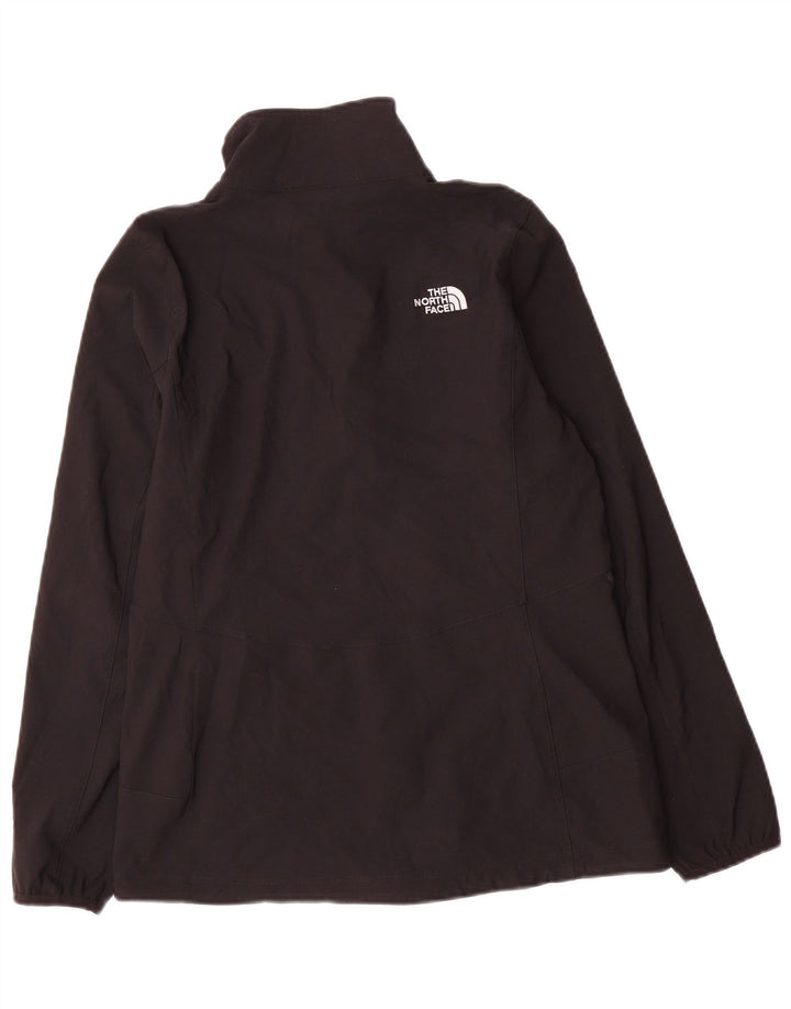 The North Face Damen-Trainingsanzug-Top-Jacke UK 12 Mittelschwarzes Polyester