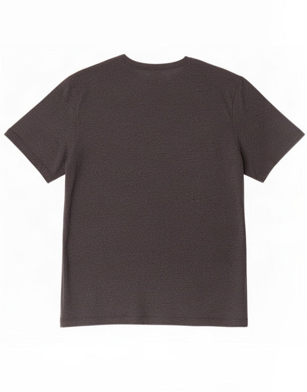Hugo Boss Damen T-Shirt Top UK 14 Große graue Baumwolle