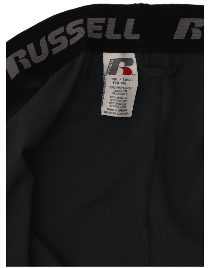 Russell Athletic Herren Dri-Power Sportshorts 3XL Grau Polyester