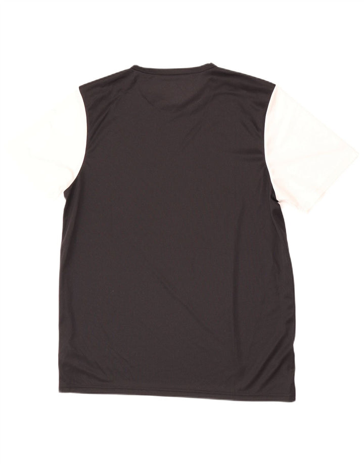 Adidas Herren Aeroready T-Shirt Top Large Schwarz Colourblock Polyester
