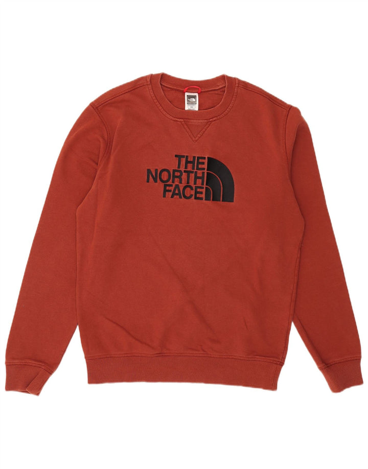 The North Face Herren-Sweatshirt mit Grafik, mittlere Burgunderrote Baumwolle