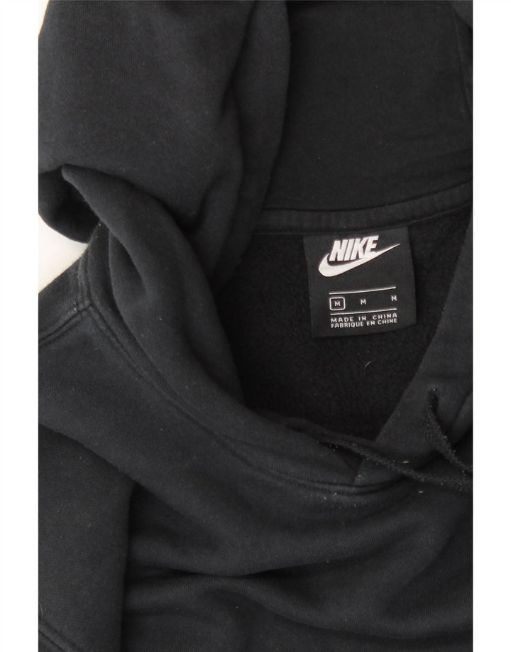 NIKE Mens Graphic Hoodie Jumper Medium Black Cotton Vintage Nike and Second-Hand Nike from Messina Hembry 