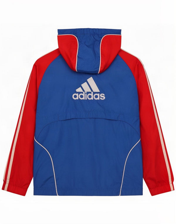 Adidas Grafik-Trainingsanzugoberteil für Jungen, 10–11 Jahre, Mittelblau