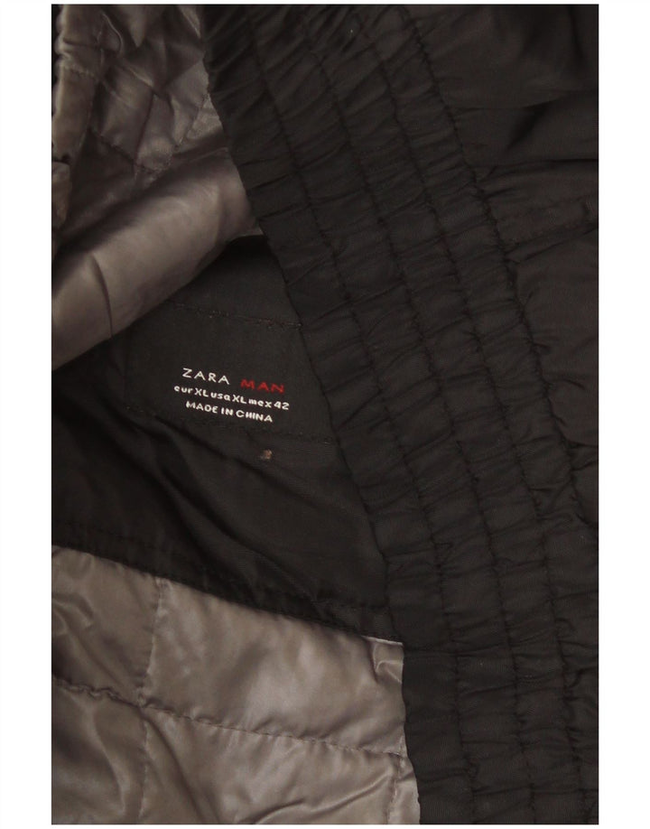 Zara Herren Windjacke UK 42 XL Schwarz