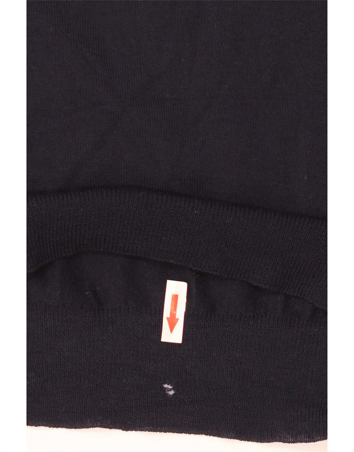Trussardi Herren-Pullover mit Rundhalsausschnitt, Größe S, Marineblau
