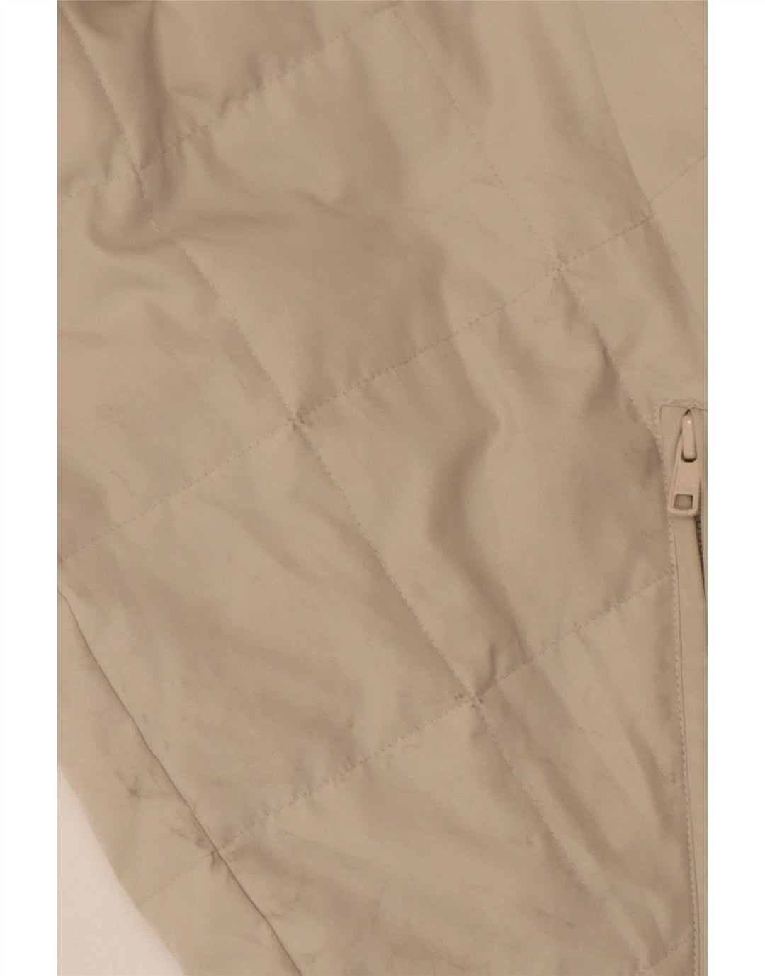 Sergio Tacchini Herren Wattierte Jacke UK 40 Large Beige Polyester