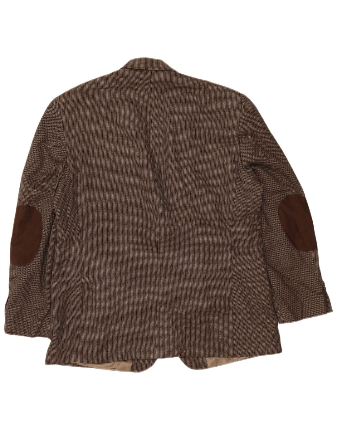 IZOD Herren-Blazer mit 2 Knöpfen, UK 44, 2XL, brauner Nadelstreifen-Rayon