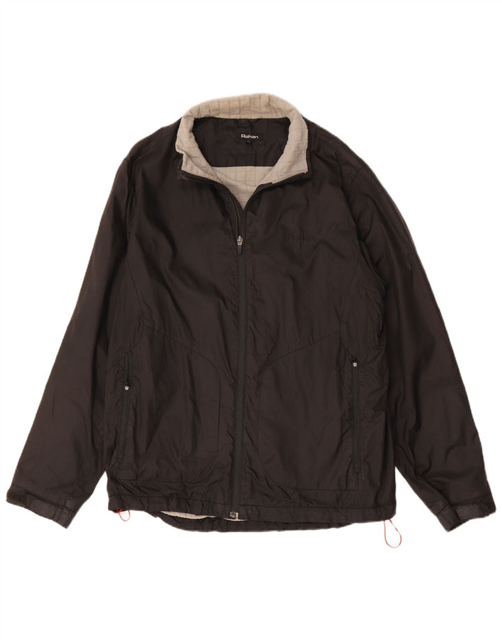 Rohan Herren Bomberjacke UK 38 Mittelschwarzes Polyester