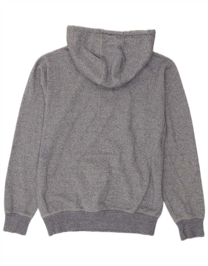 Ellesse Herren-Kapuzenpullover mit Grafik, Größe S, graue Baumwolle