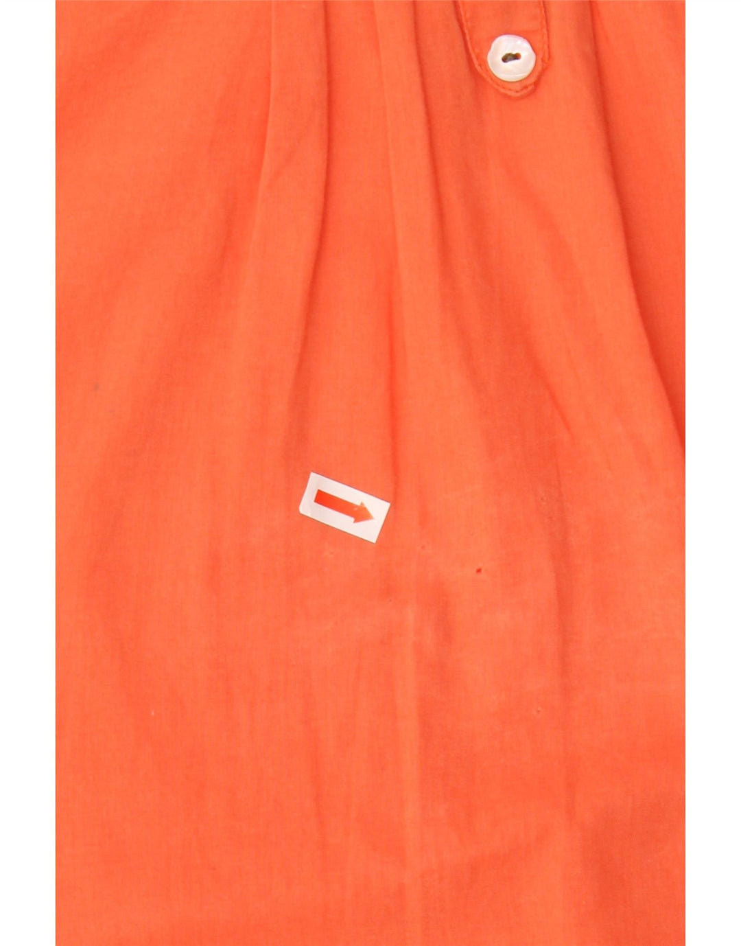 Timberland Damen-Tunika-Oberteil mit 3/4-Ärmeln, UK 14, mittelorange Baumwolle