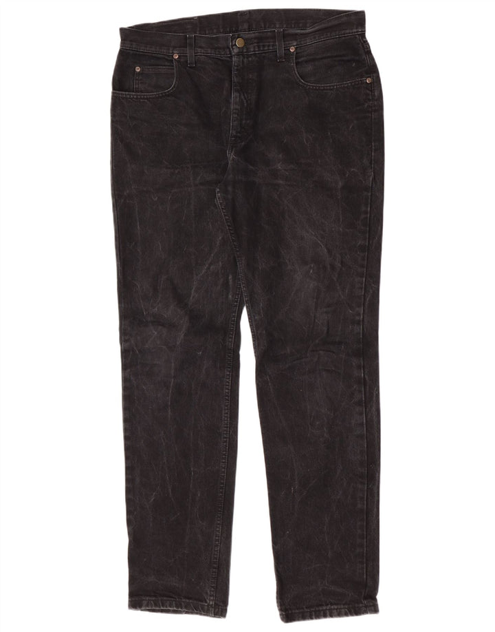 Lee Herren Phoenix Tapered Jeans W36 L34 Schwarze Baumwolle