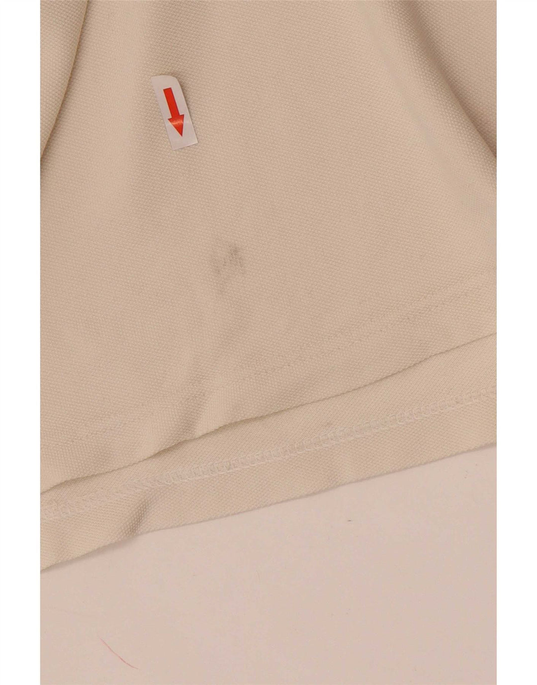 Barbour Herren-Poloshirt, groß, cremefarbene Baumwolle