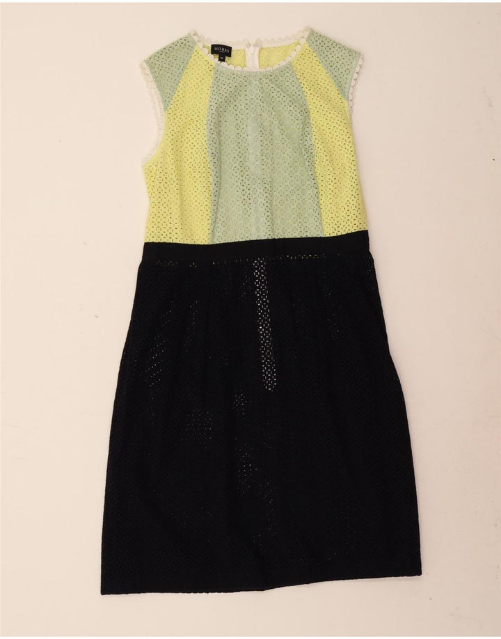 Ärmelloses Basic-Kleid für Damen von Hobbs, Größe M, mehrfarbig, Farbblock