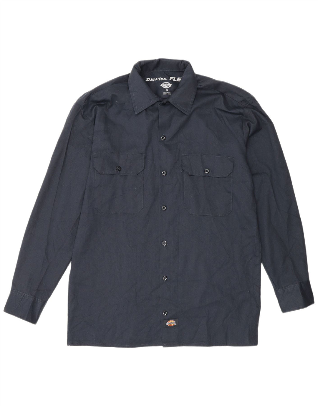 Dickies Herren-Hemd, klein, marineblau, Polyester