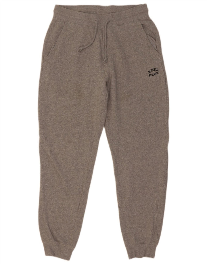 Russell Athletic Herren-Trainingshose, Jogginghose, mittelgrau gefleckte Baumwolle