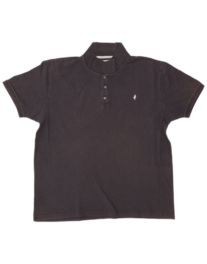 Marlboro Classics Herren Poloshirt 4XL Schwarz