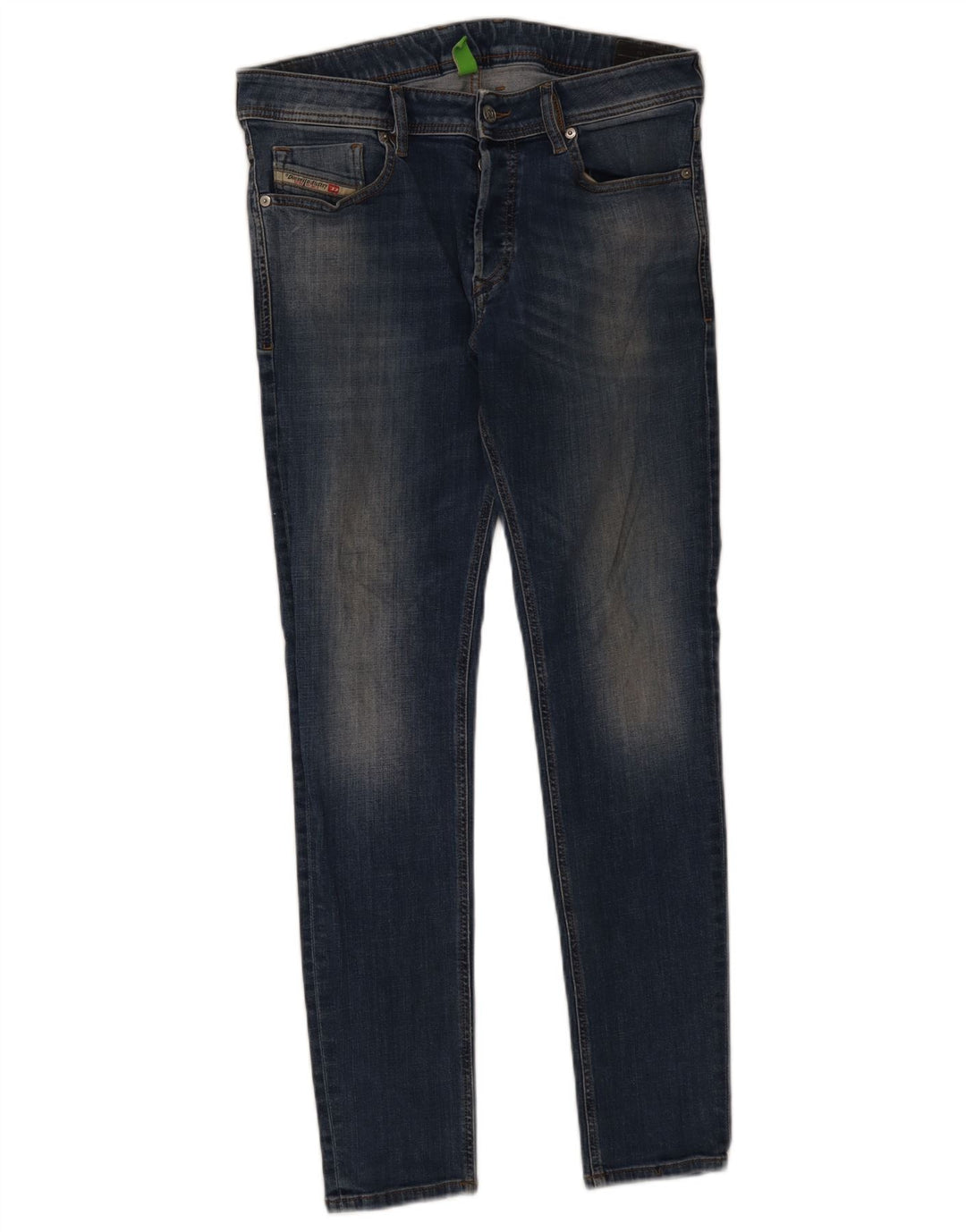 Diesel Herren Skinny Jeans W33 L30 Blaue Baumwolle