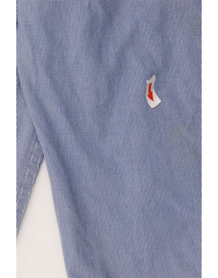 Superdry Herrenhemd aus mittelblauer Nadelstreifen-Baumwolle