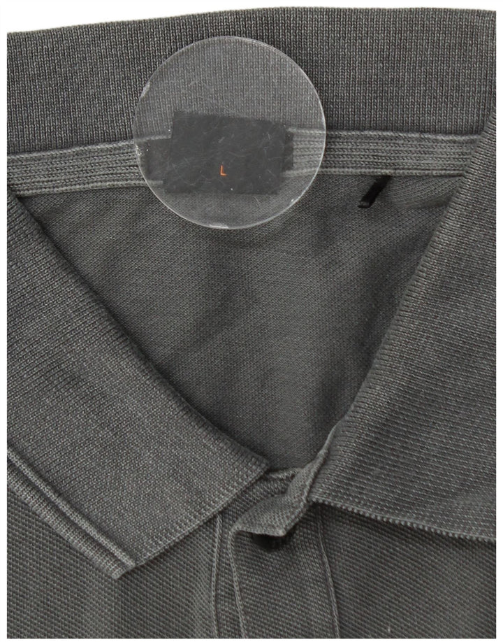 HUGO BOSS Herren Slim Fit Poloshirt Large Grau