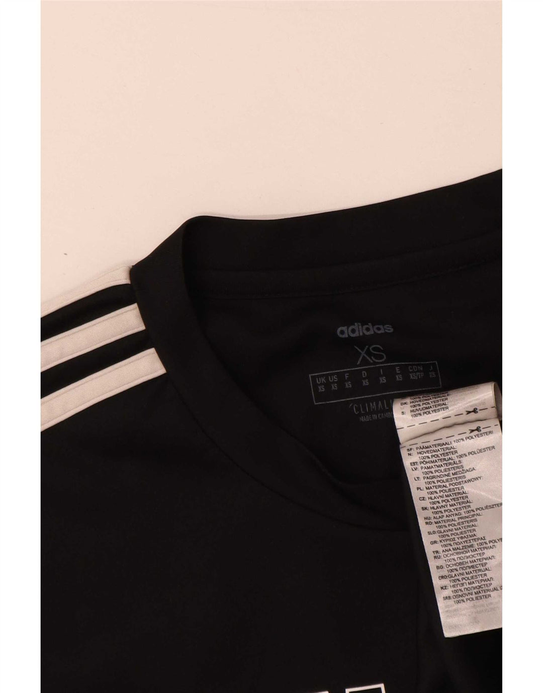Adidas Herren Climalite Graphic T-Shirt Top XS Schwarz Polyester