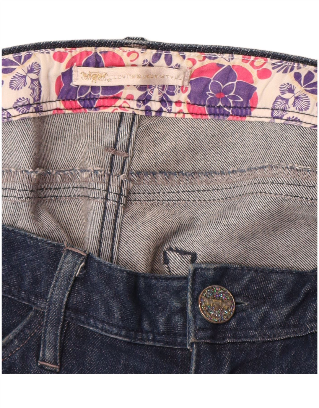 Levi's Damen Slim Jeans W32 L30 Marineblau