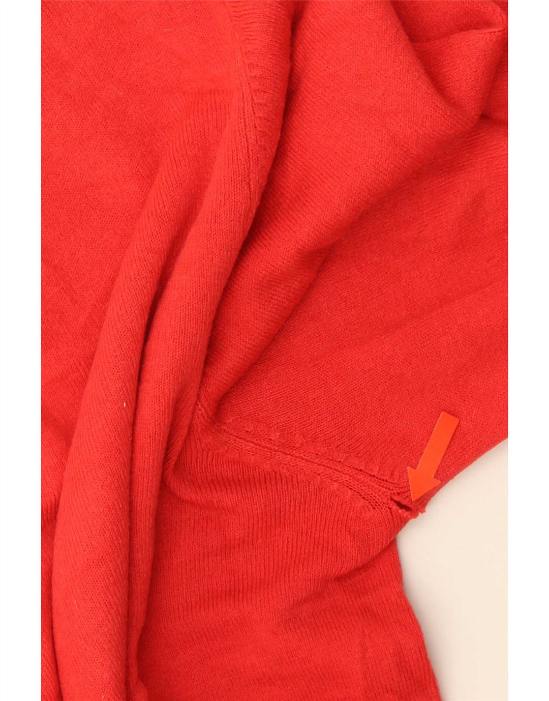 Marks & Spencer Herren Blue Harbor V-Ausschnitt Pullover Pullover Large Rot Acryl