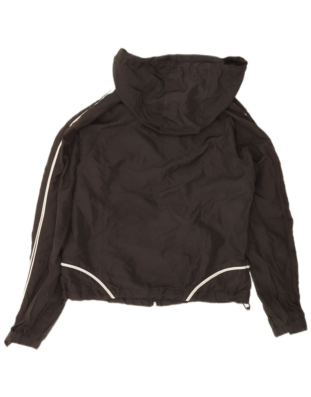 Champion Mädchen-Regenjacke mit Kapuze, 13–14 Jahre, Schwarz