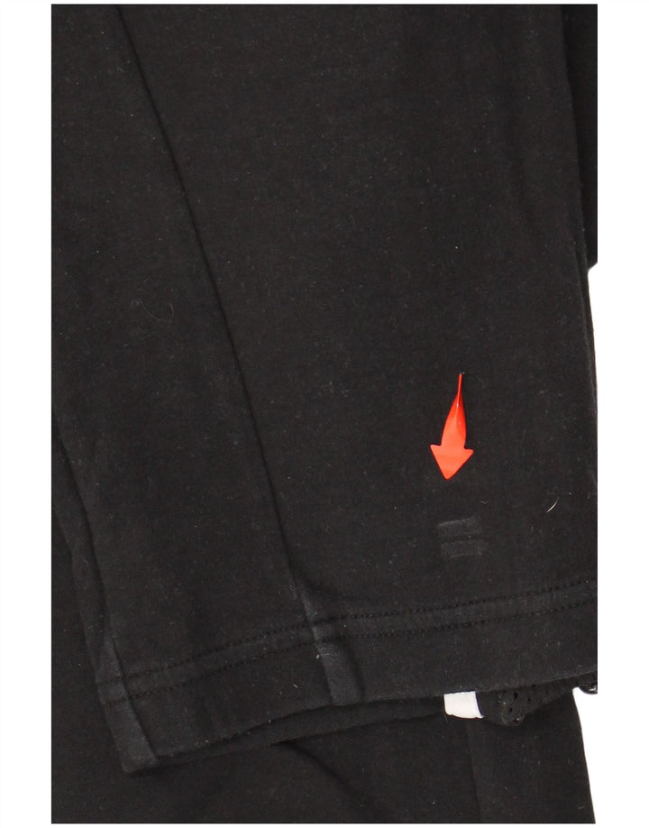 Adidas Trainingshose für Damen, UK 16/18, Größe L, Schwarz, Baumwolle