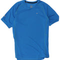 Nike Herren Dri Fit T-Shirt Top Mittelblaues Polyester