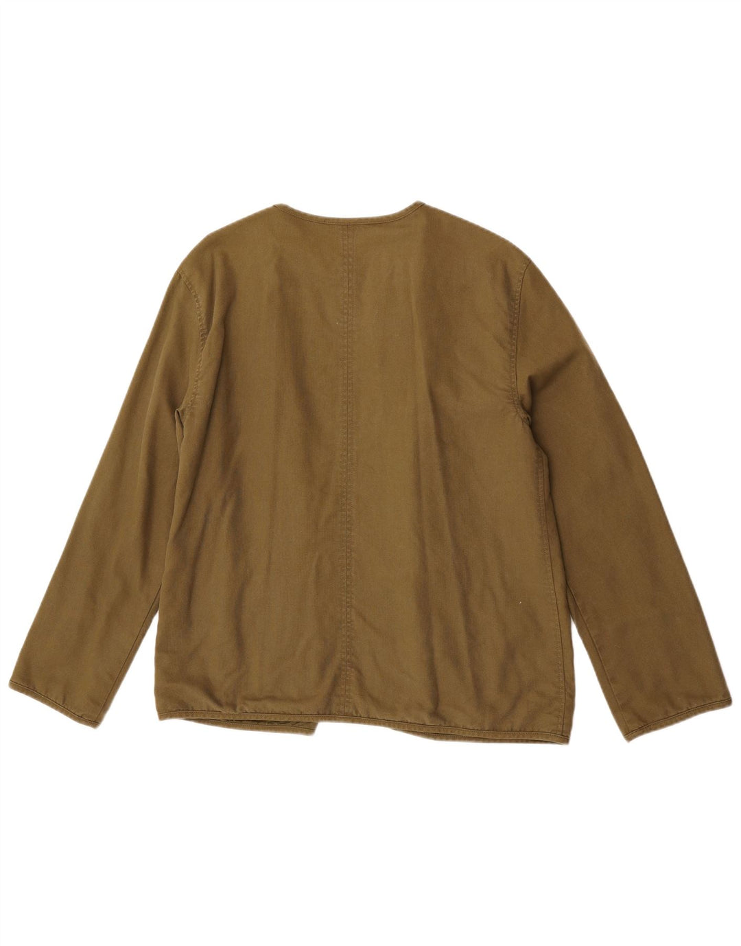 Offene Blazerjacke für Damen von Orvis, US 10/12, mittlere Khaki-Viskose