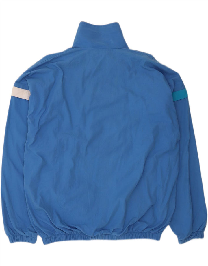 VINTAGE Mens Full Tracksuit Large  Blue Colourblock Polyester Vintage Vintage and Second-Hand Vintage from Messina Hembry 