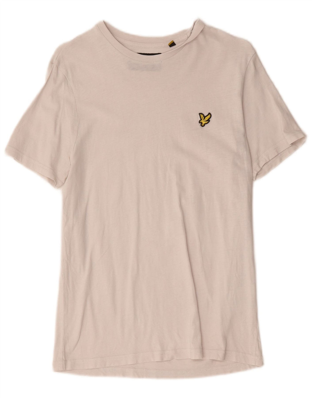 Lyle & Scott Herren T-Shirt Top Small aus weißer Baumwolle