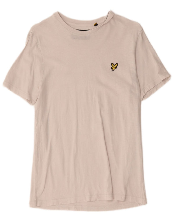 Lyle & Scott Mens T-Shirt Top Small White Cotton