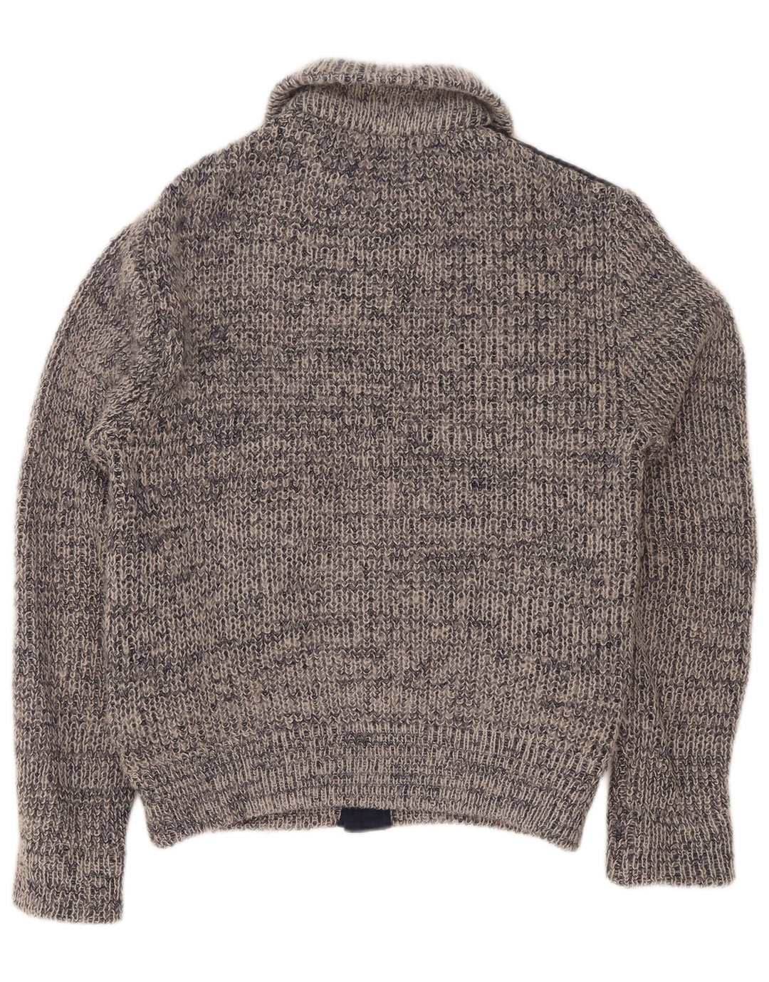 Mark Astor Herren-Strickjacke, klein, marineblau geflecktes Polyacryl