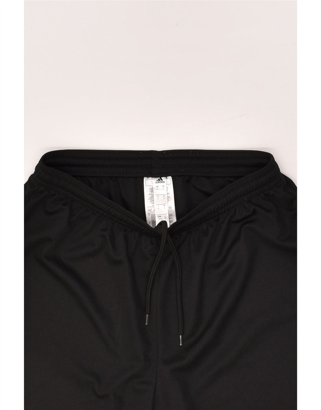 ADIDAS Mens Sport Shorts Small Black Polyester | Vintage Adidas | Thrift | Second-Hand Adidas | Used Clothing | Messina Hembry 