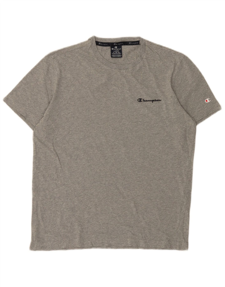 Champion Herren T-Shirt Top Large Grau meliert