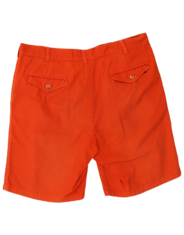 Johnny Lambs Herren Pegged Chino Shorts IT 52 XL W34 Orange Baumwolle